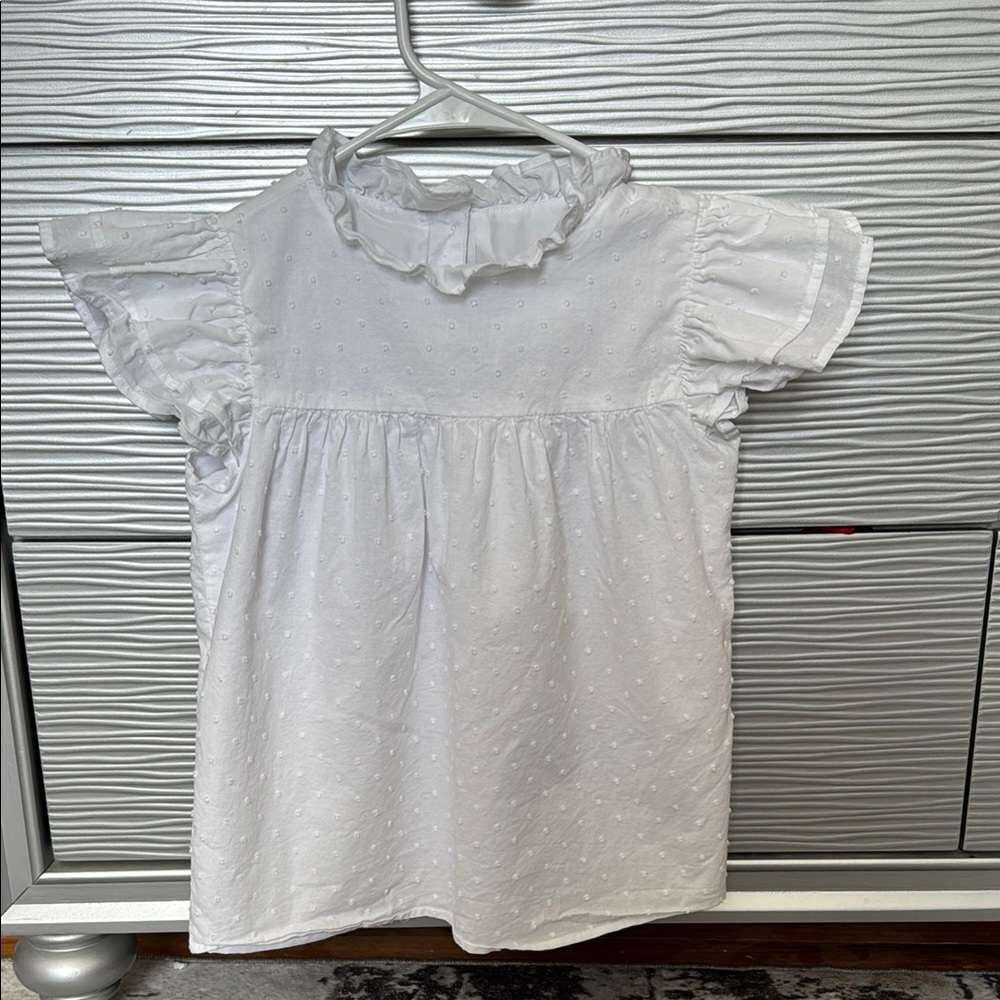 Girls flutter sleeve Janie and Jack top